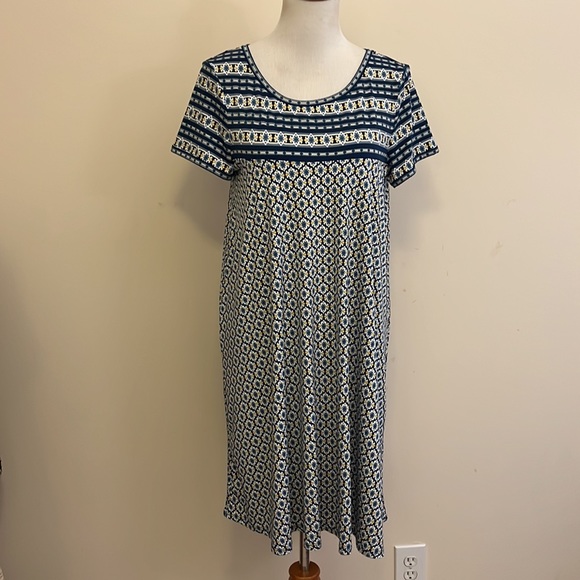 Max Studio Dresses & Skirts - New Max Studio Blue & Yellow Dress Size Large